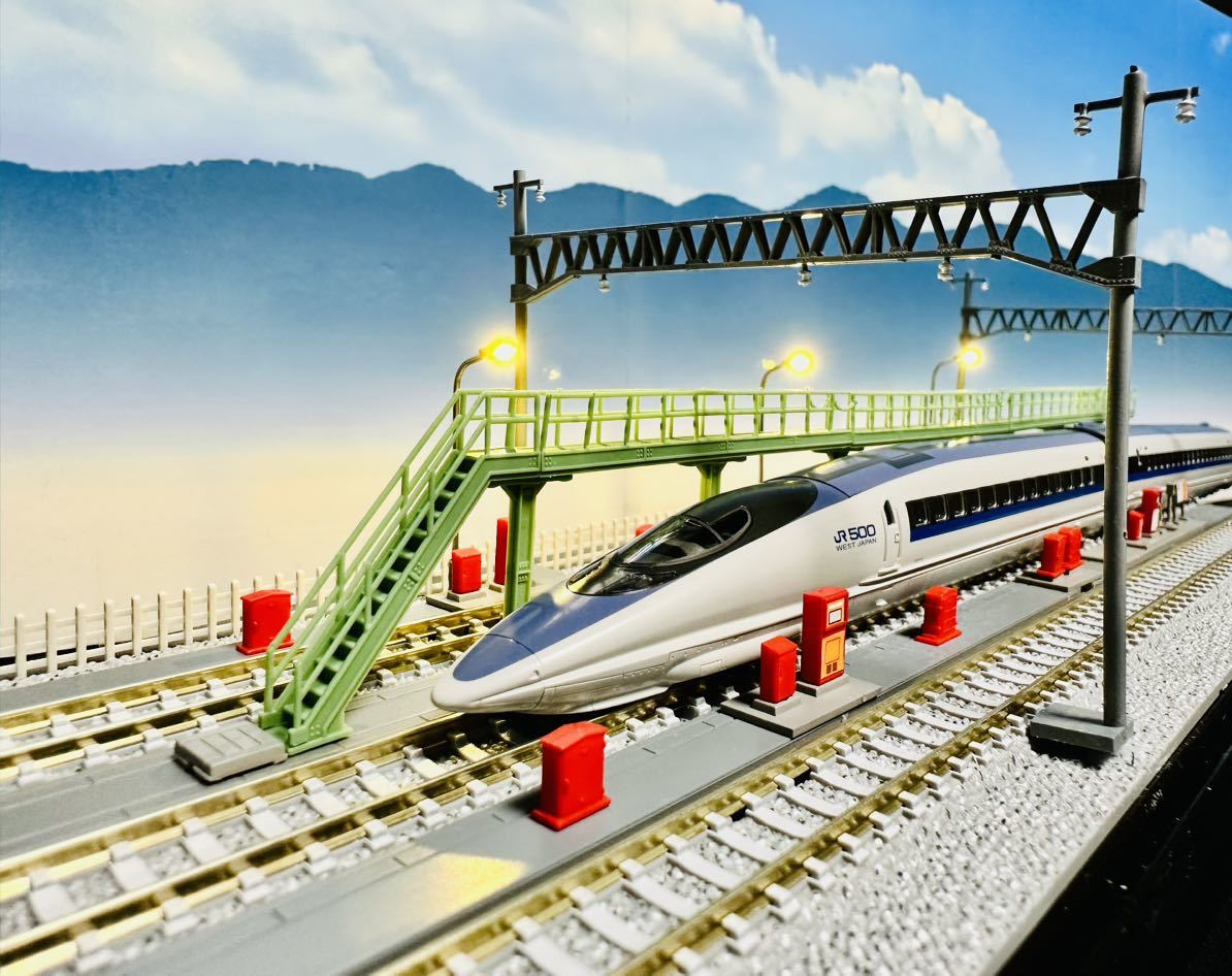 新品 鉄道模型 Nゲージ ジオラマ 車両基地 展示台 展示ケース