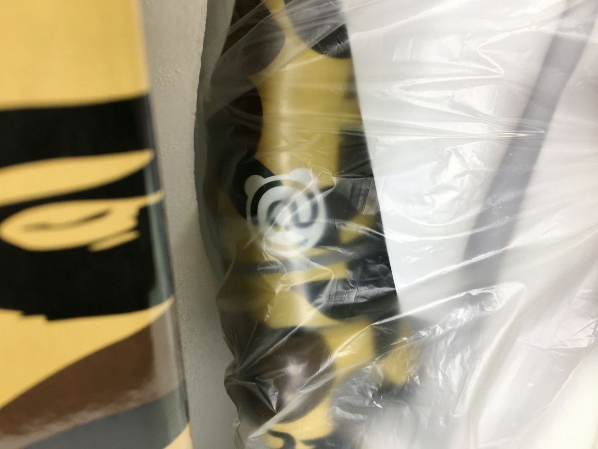 【同梱不可】【未使用美品】BE@RBRICK ベアブリック MASTERMIND VS BAPE (R) 1000% YELLOW イエロー 2400031081395