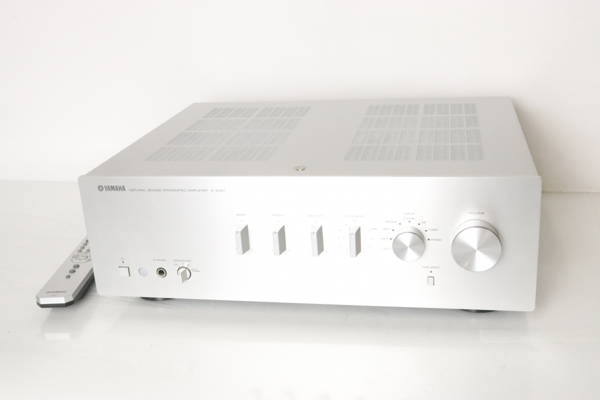 【ト葛】 YAMAHA ヤマハ A-S301 プリメインアンプ オーディオ機器 CE853CAA34 ヤマハ A-S301 YAMAHA リモコン付属 リモコン・取扱 ヤマハ⁄プリメインアンプ⁄A-S301⁄Y3928787V⁄Bランク⁄64