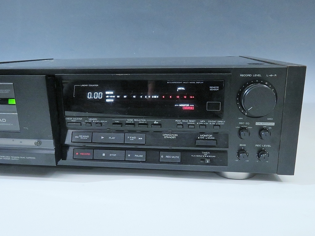AIWA アイワ EXCELIA ステレオ カセットデッキ XK-009 ジャンク品