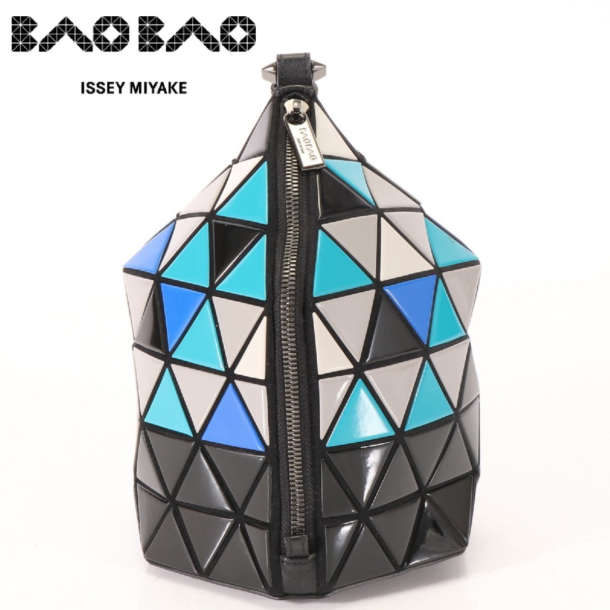 1円■美品■BAOBAO■バオバオ■レディース■ハンド バッグ■イッセイミヤケ■トート■ブルー■ブラック スモール 人気 teiG OT0915-3BBM2dd