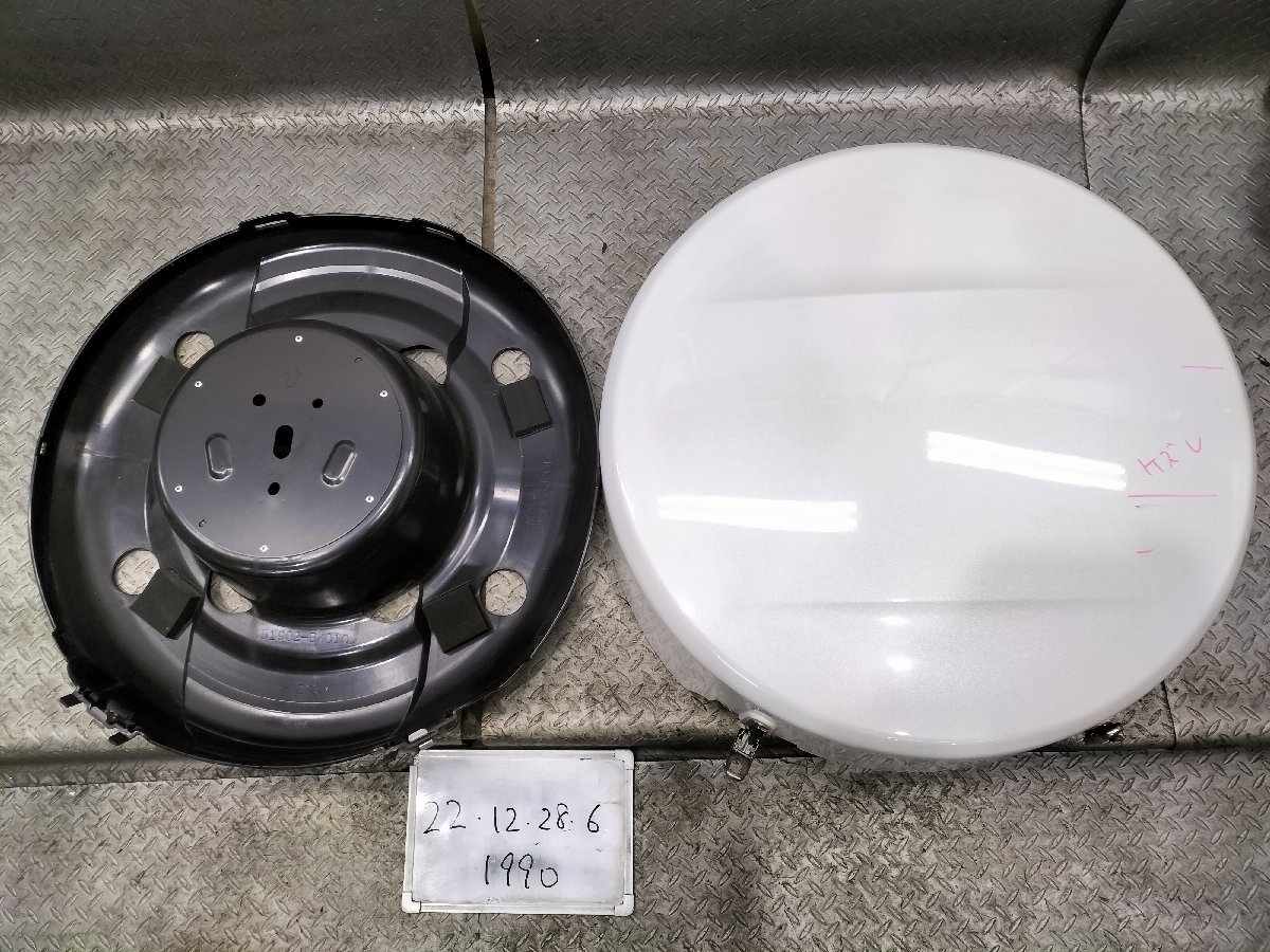 ☆J201E トヨタ ラッシュ X 平成23年 純正 スペアタイヤカバー 背面 