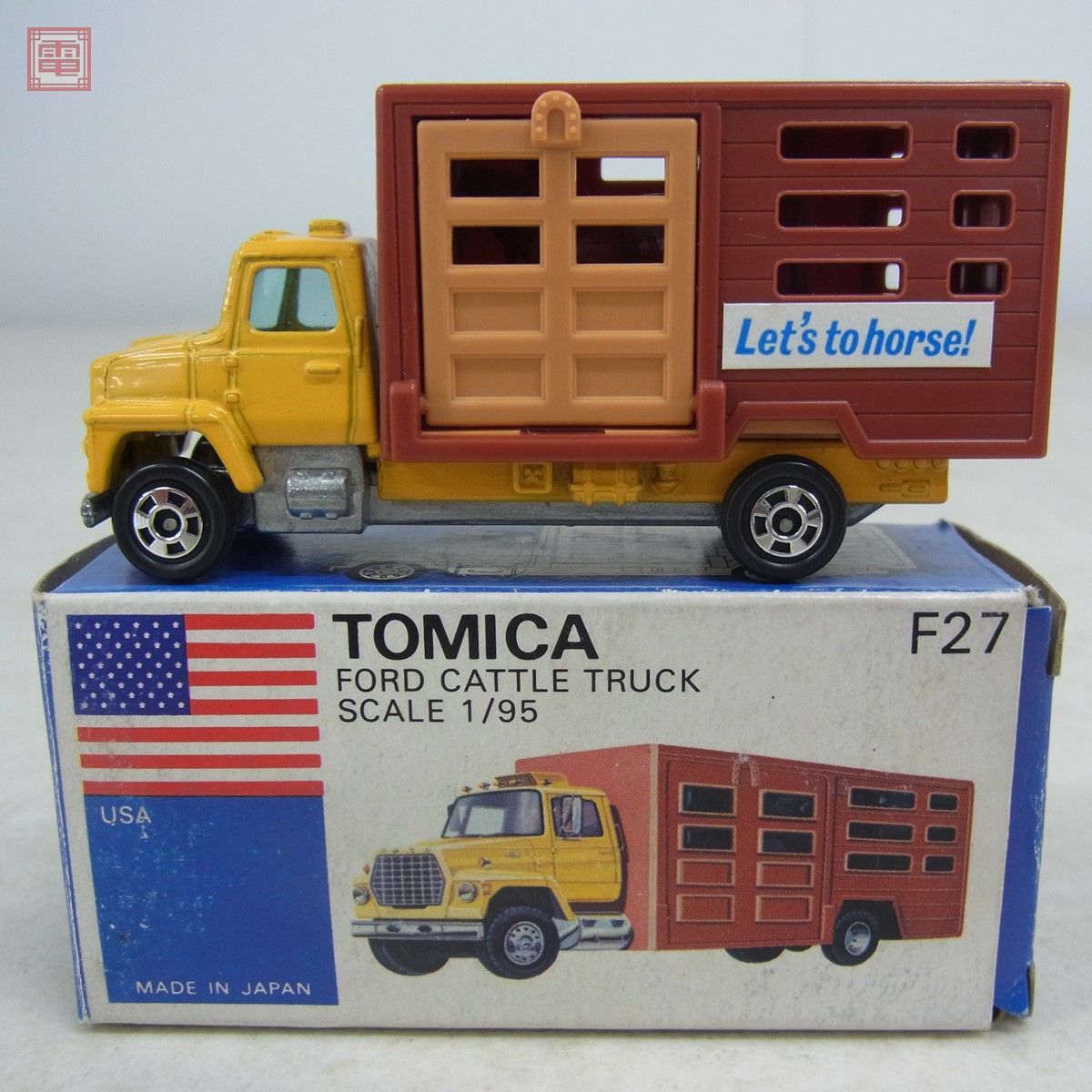 3769)トミカ 青箱 トミカ 日本製 F27 フォード キャトル トラック