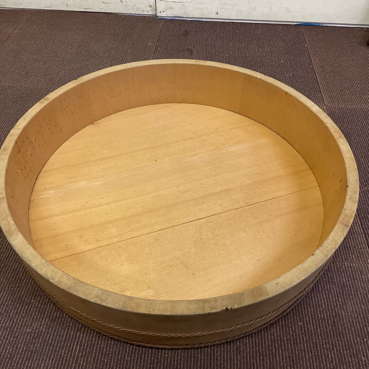 寿司桶 桶 寿司 木製 飯台 直径64cm すし桶 ちらし寿司 レトロ 昭和 古