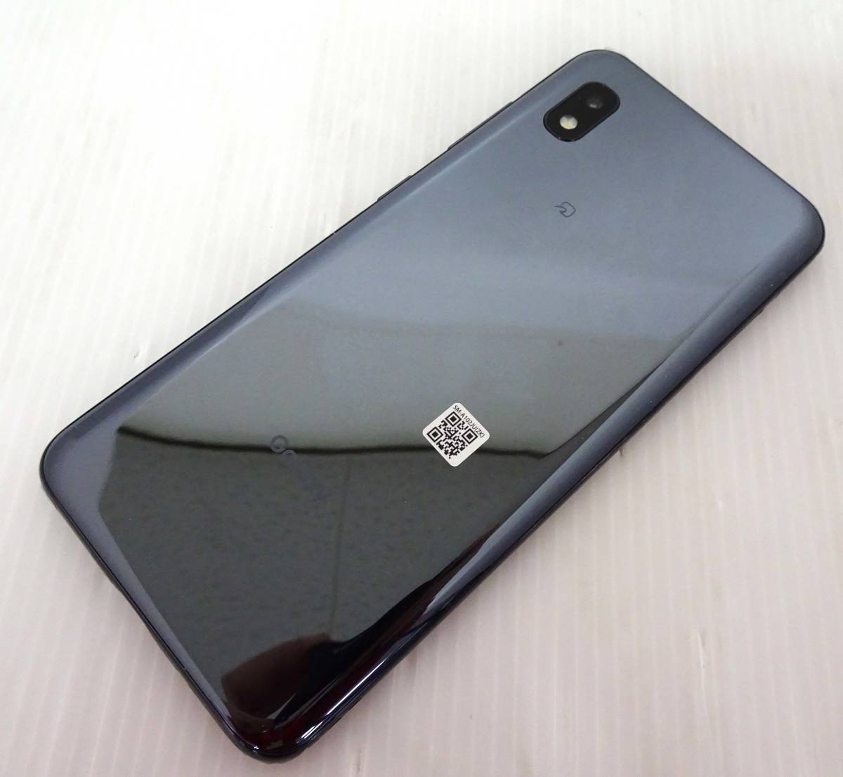 〇判定!! au エーユー Galaxy A21 SCV49 Black ブラック Android