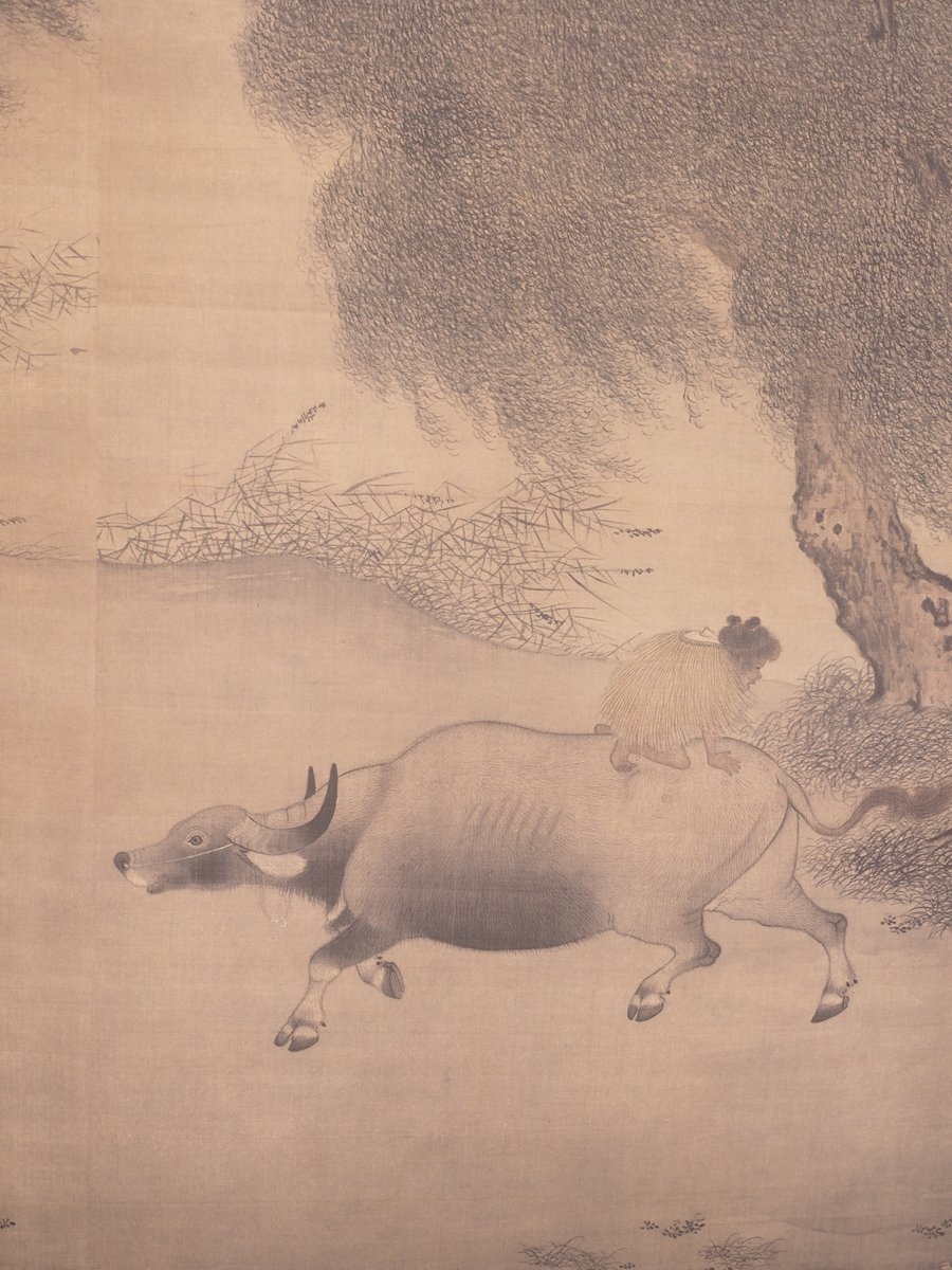 風雨帰牧図』 台北国立故宮博 宋李迪 和樂web ｜ 传统文化 【複製】【蘇