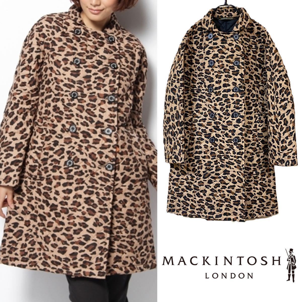 MACKINTOSH マッキントッシュ キルティングコート レオパード ヒョウ柄 