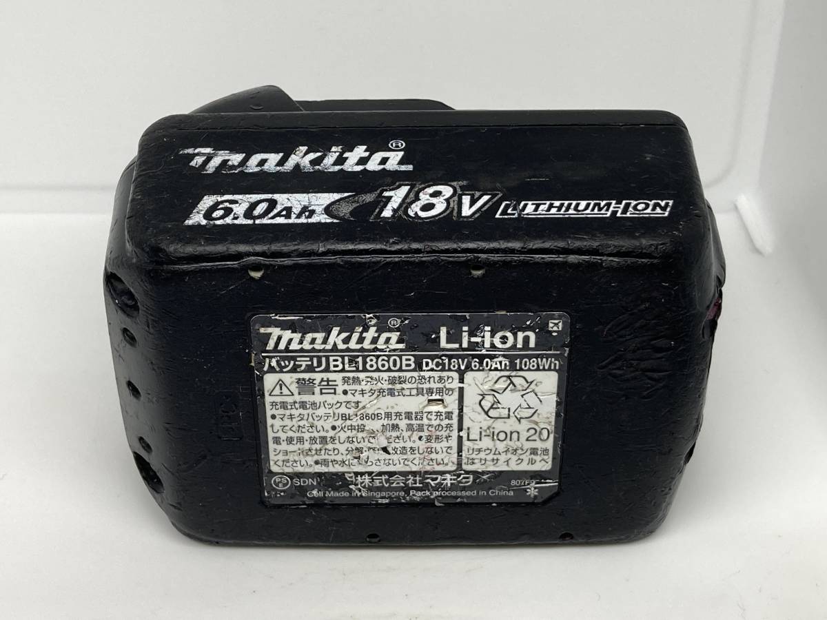 工具祭 makita マキタ バッテリー BL1860B 18V 6.0Ah A-60464 未使用品