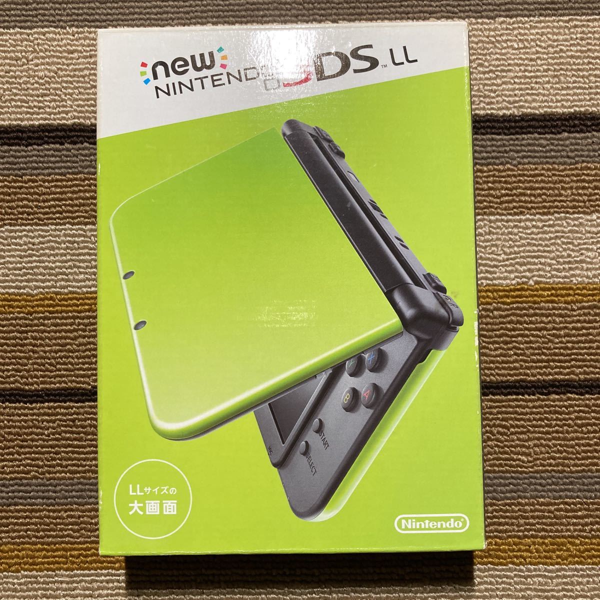 LL Newニンテンドー3DS ライム×ブラック 中古Newニンテンドー3DS 