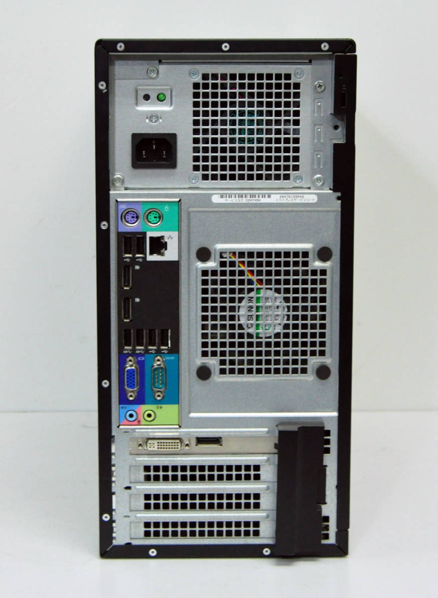 DELL Precision T1650 Core i5-3450S 2.8GHz / メモリ8GB / HDD 500GB