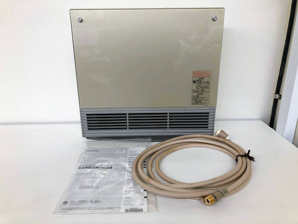さ〔FY772〕暖房器具 NORITZ ノーリツ ガスファンヒーター GFH-4001D 