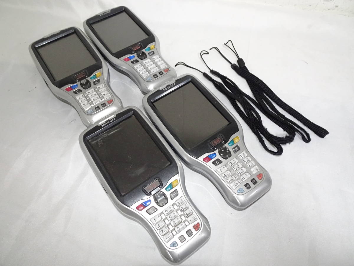 ⑤KEYENCE ハンディターミナル BT-W100 4台セット KEYENCE ハンディターミナル BT-W100 付属 本体4個セット バッテリー無