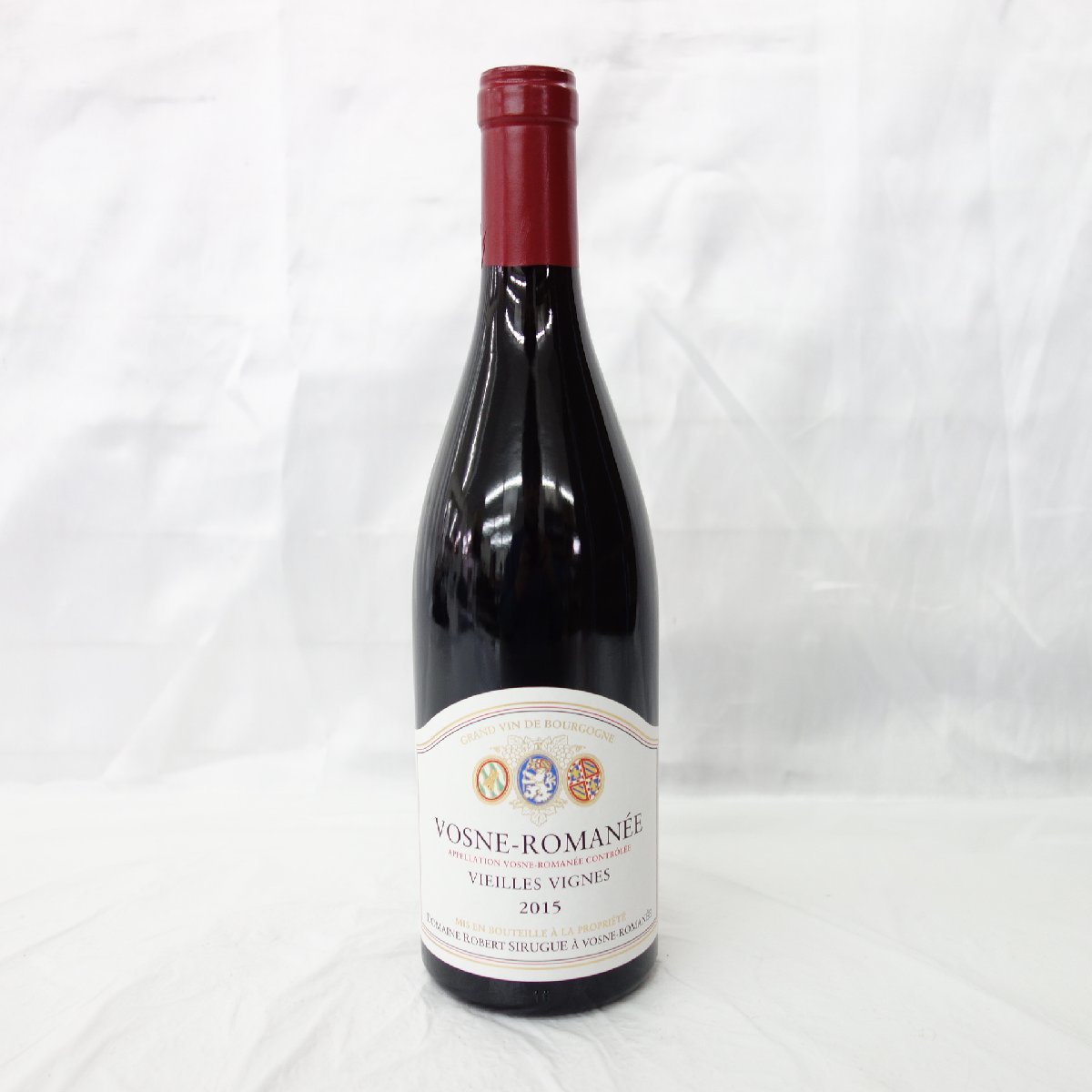 1円～ 【未開栓】ROBERT SIRUGUE ロベール・シリュグ ヴォーヌロマネ ヴィエイユ・ヴィーニュ 2015 赤 ワイン 750ml 13.5% 11188493 0122