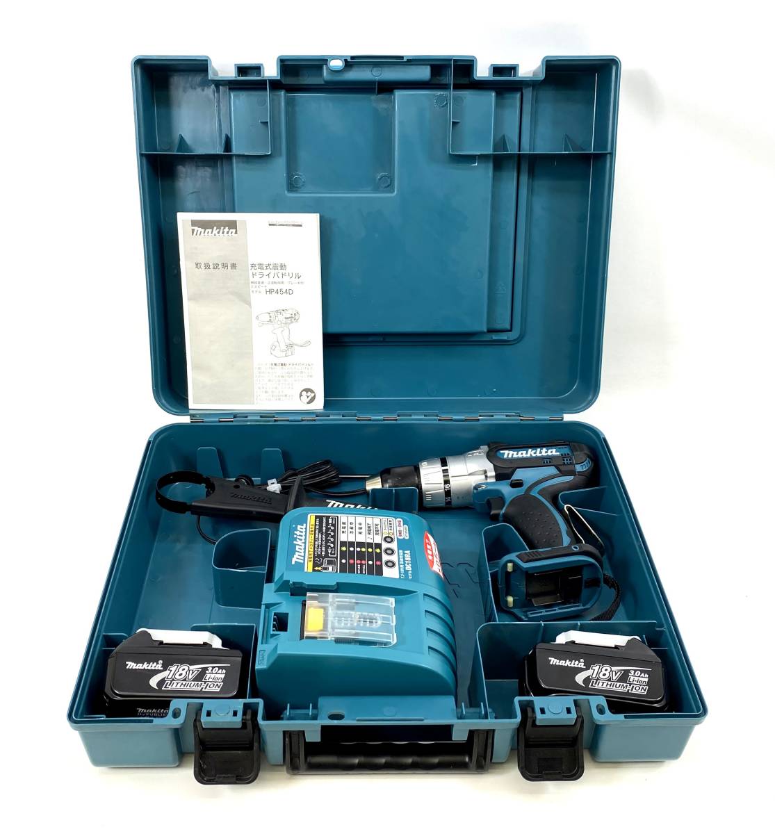 ◇【中古/100サイズ】マキタ Makita 18V 充電式震動ドリル HP454DRFX