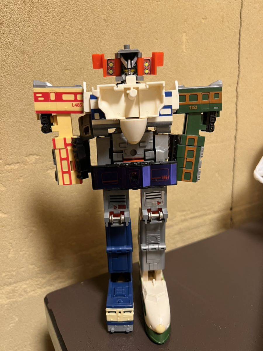 旧タカラ トランスフォーマー トレインボット ライデン ミクロマン 