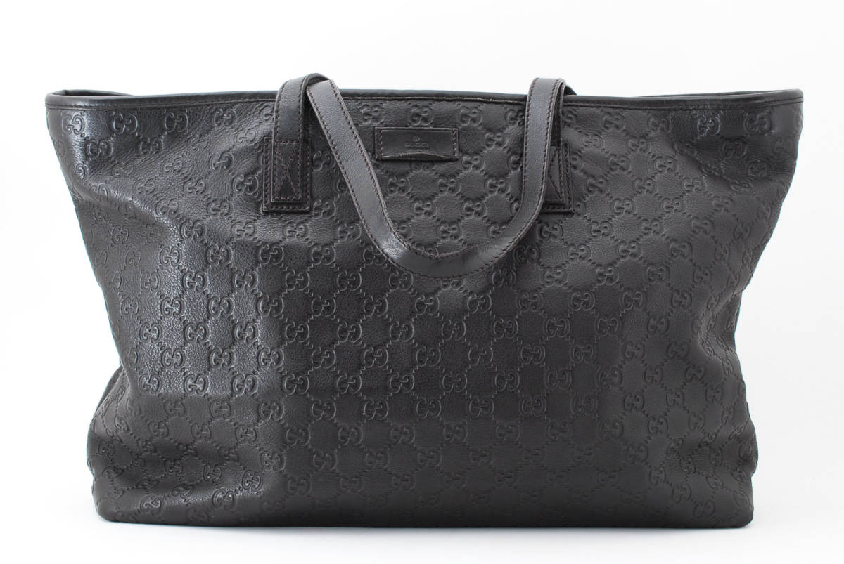 グッチ GUCCI トートバッグ グッチシマ ビジネス ハンドバッグ 1円 
