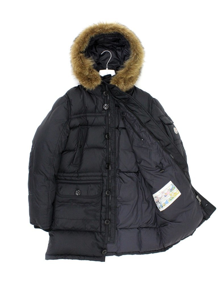 40万新品本物◇モンクレール◇3◇MONCLER『AFFTON』コヨーテファー着脱  
