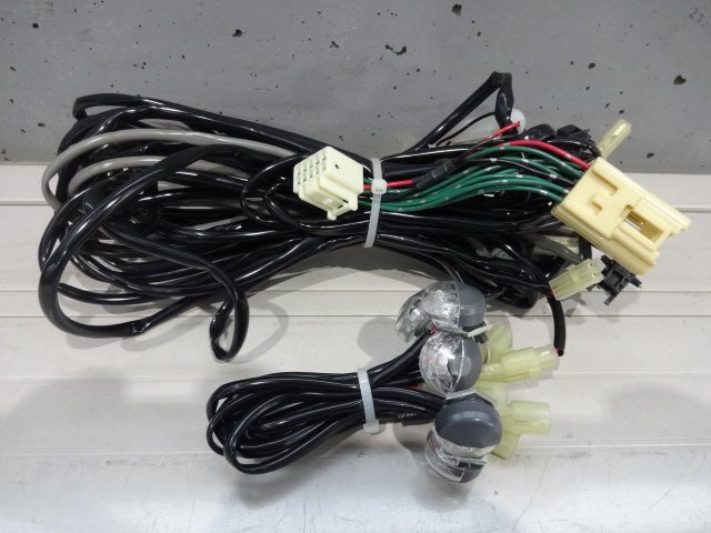 中古 トヨタ エスティマハイブリッド AHR20W ブルー LED 6個 フットランプ (棚323-204)