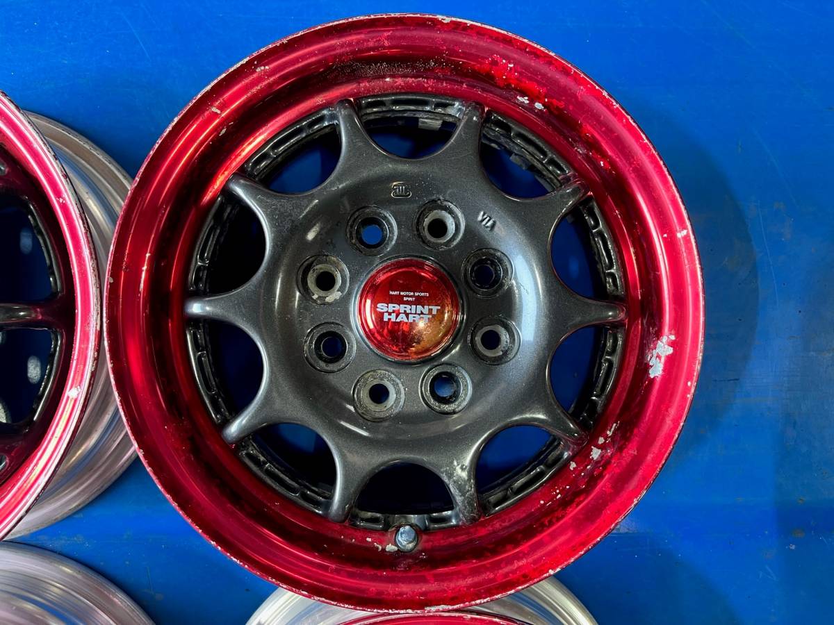 ジャンク 即納可 スプリントハート SPRINT HART 13インチ 5J+45 4H110 
