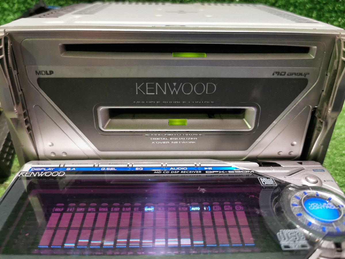 KENWOOD ケンウッド DPX-630M ラジオ CD MD スペアナ グライコ