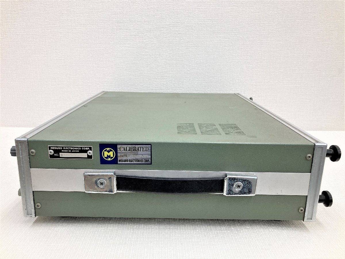 △二宮店△【現状品】1-36 MEGURO 目黒 MSG-2580 FM-AM 標準信号発生器 