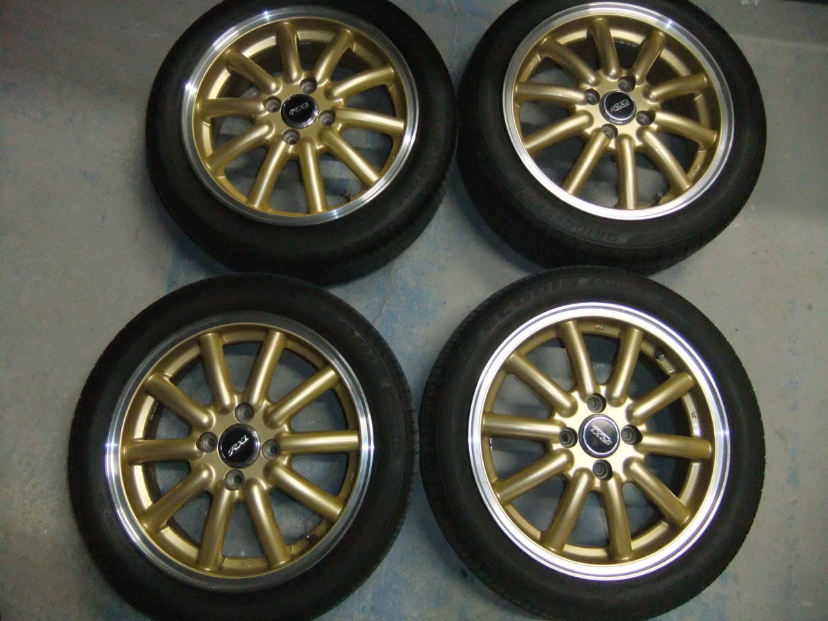 軽自動車★165/55R15★アルミホイール付き４本セット★売切★ブリヂストン