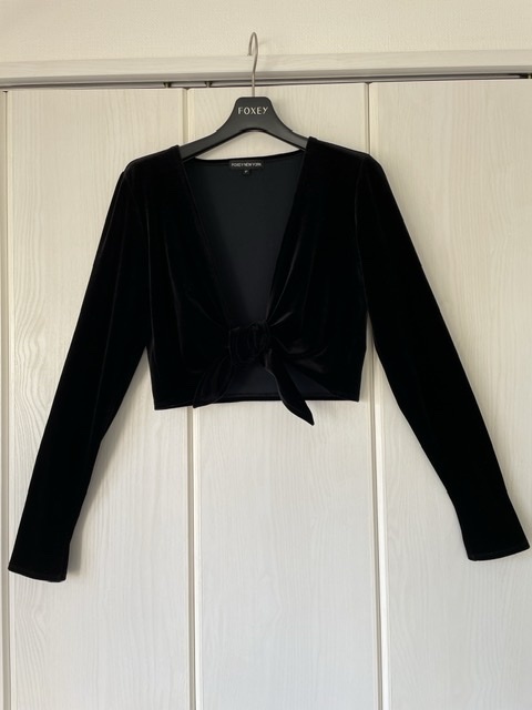 フォクシーニューヨーク　ベロア　カーディガン　フリーサイズ