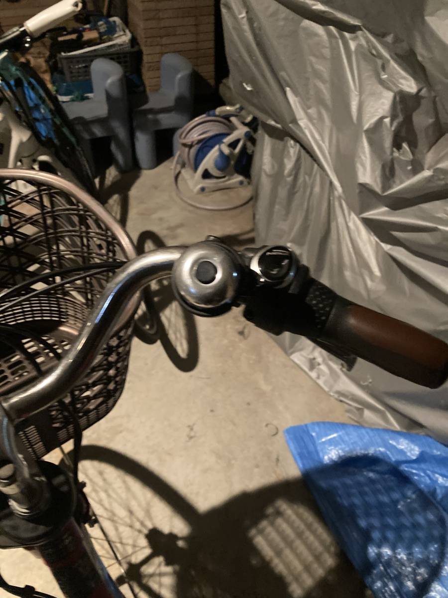 YAMAHA PAS 電動アシスト自転車 シルバー ジャンク引き取り限定大阪市