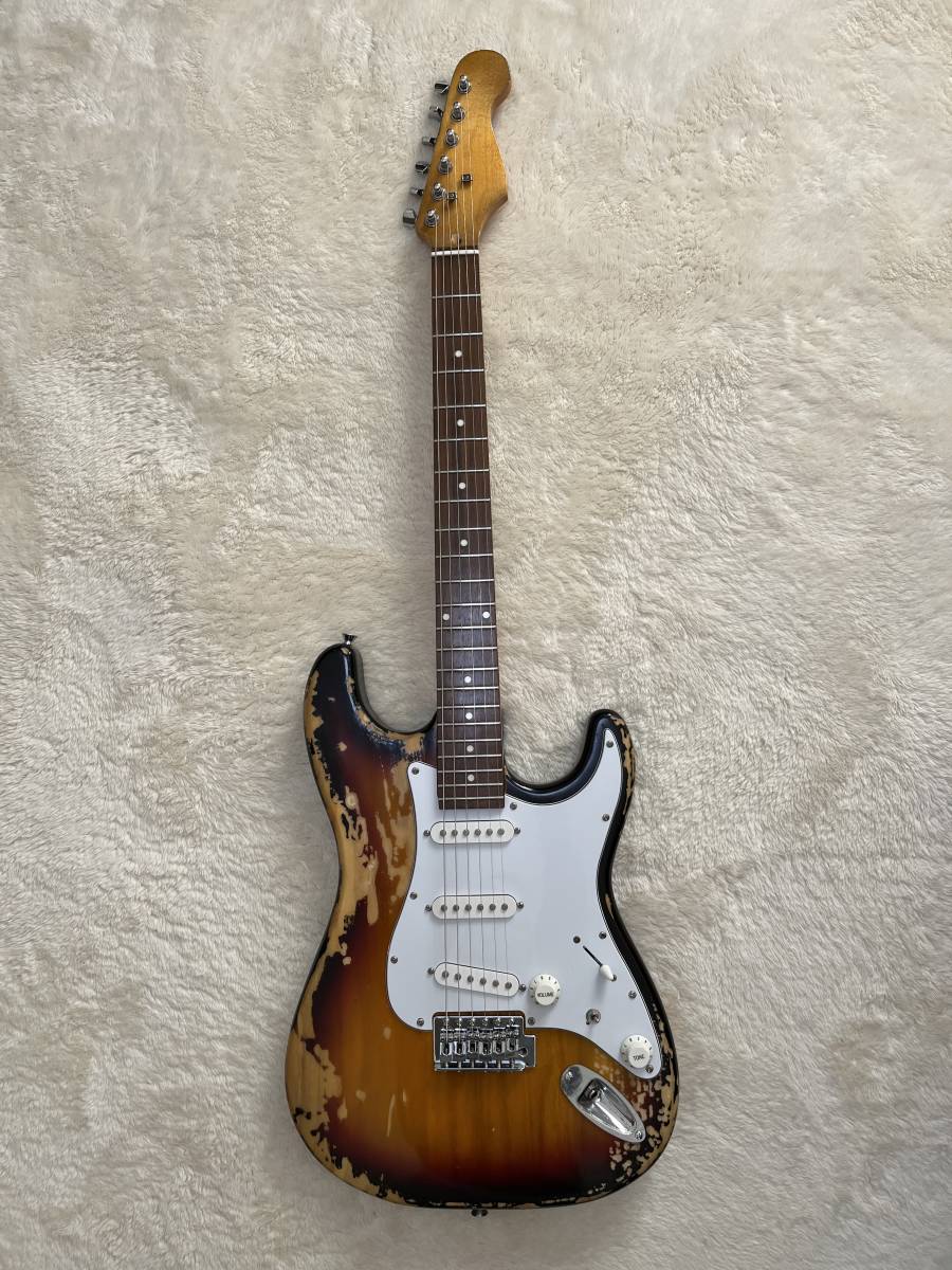 レリックストラトギター 調整済み ストラトキャスタータイプ エレキ