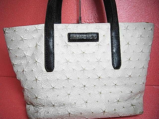 大人気！【 JIMMY CHOO 】ジミーチュウ スタースタッズ レザー トート