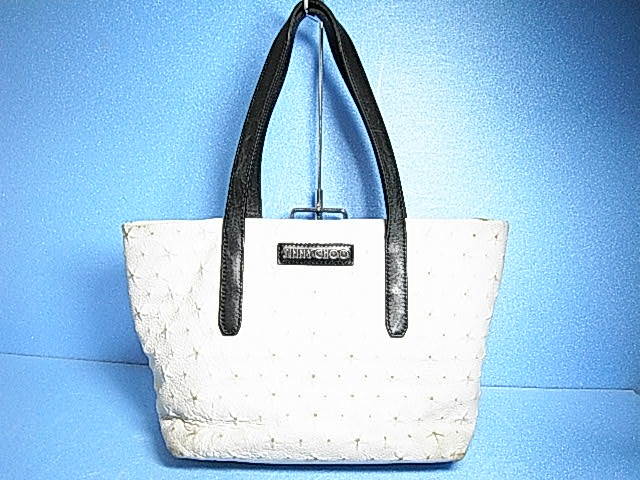 大人気！【 JIMMY CHOO 】ジミーチュウ スタースタッズ レザー トート