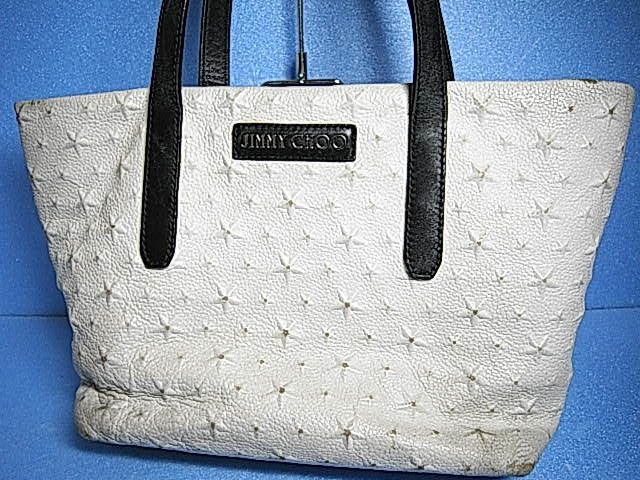 大人気！【 JIMMY CHOO 】ジミーチュウ スタースタッズ レザー トート