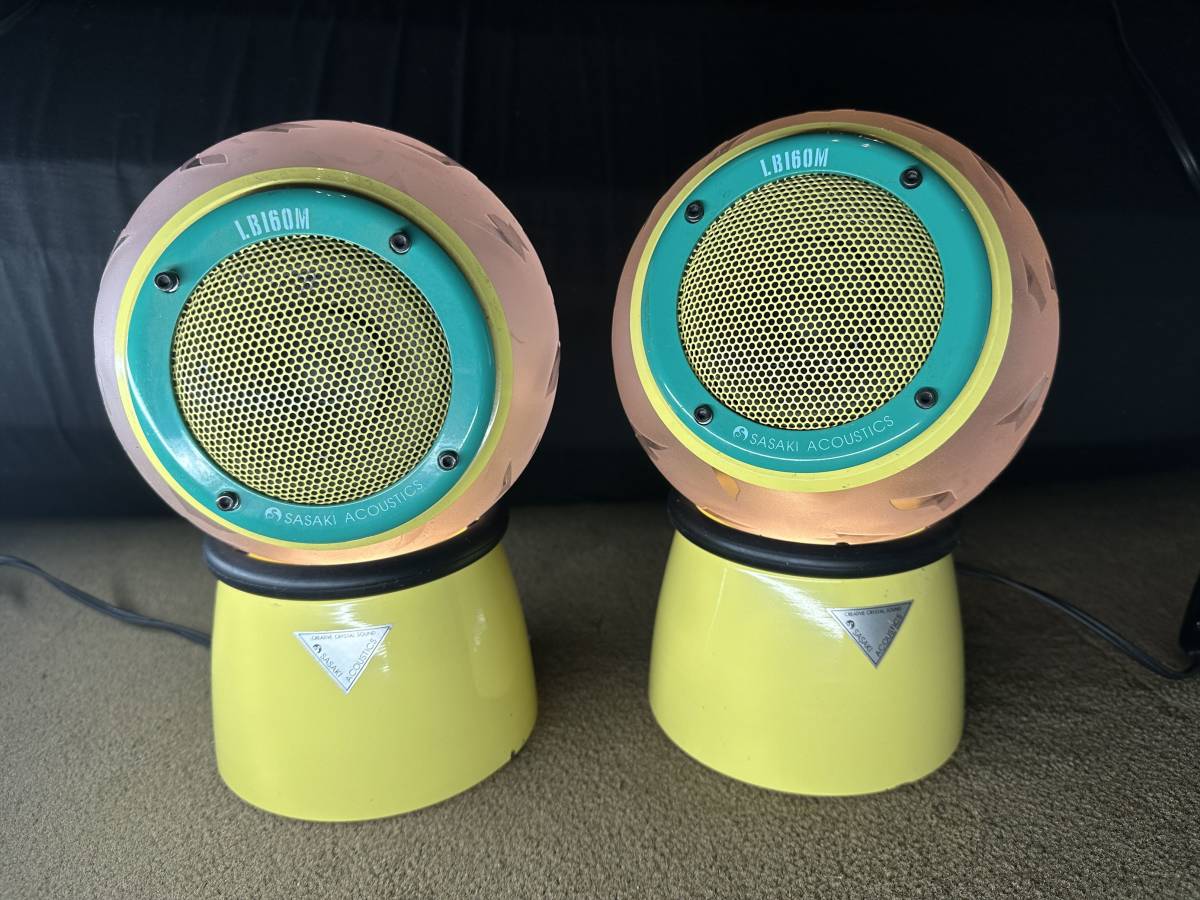希少】SASAKI ACOUSTICS CB160M クリスタル スピーカー Sasaki