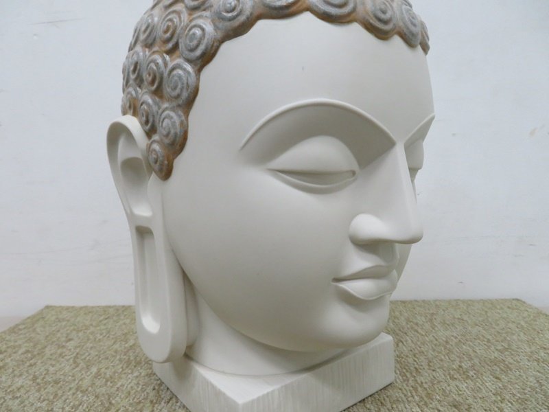 bg33□ LLADRO リヤドロ 仏陀 2 フィギュリン 置物 仏頭 磁器人形