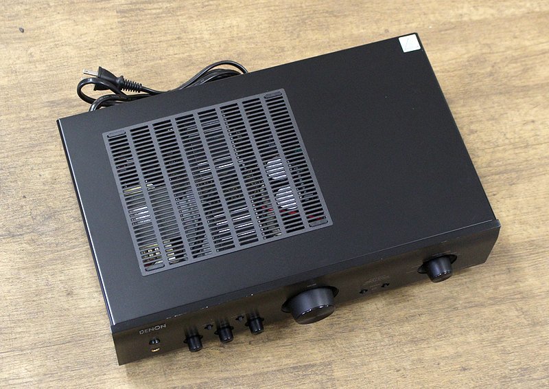 動作確認済み!! DENON/デノン プリメインアンプ PMA-390RE 2016年製 ブラック リモコン付属 オーディオ 音響機器