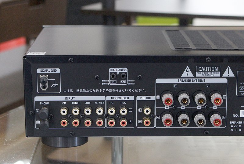 動作確認済み!! DENON/デノン プリメインアンプ PMA-390RE 2016年製 ブラック リモコン付属 オーディオ 音響機器