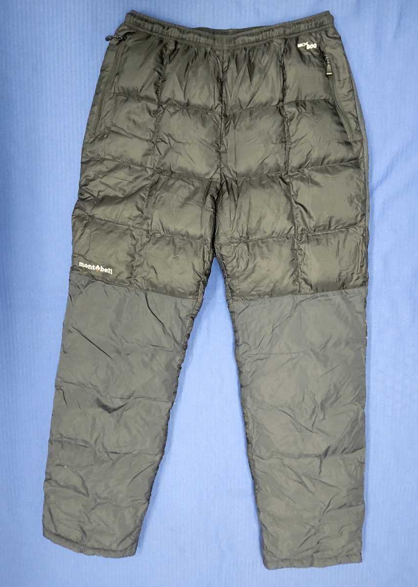 モンベル・mont-bell ライトアルパイン ダウンパンツ Women's 女性用・サイズS（胴囲60-66cm）ブラック(BK)