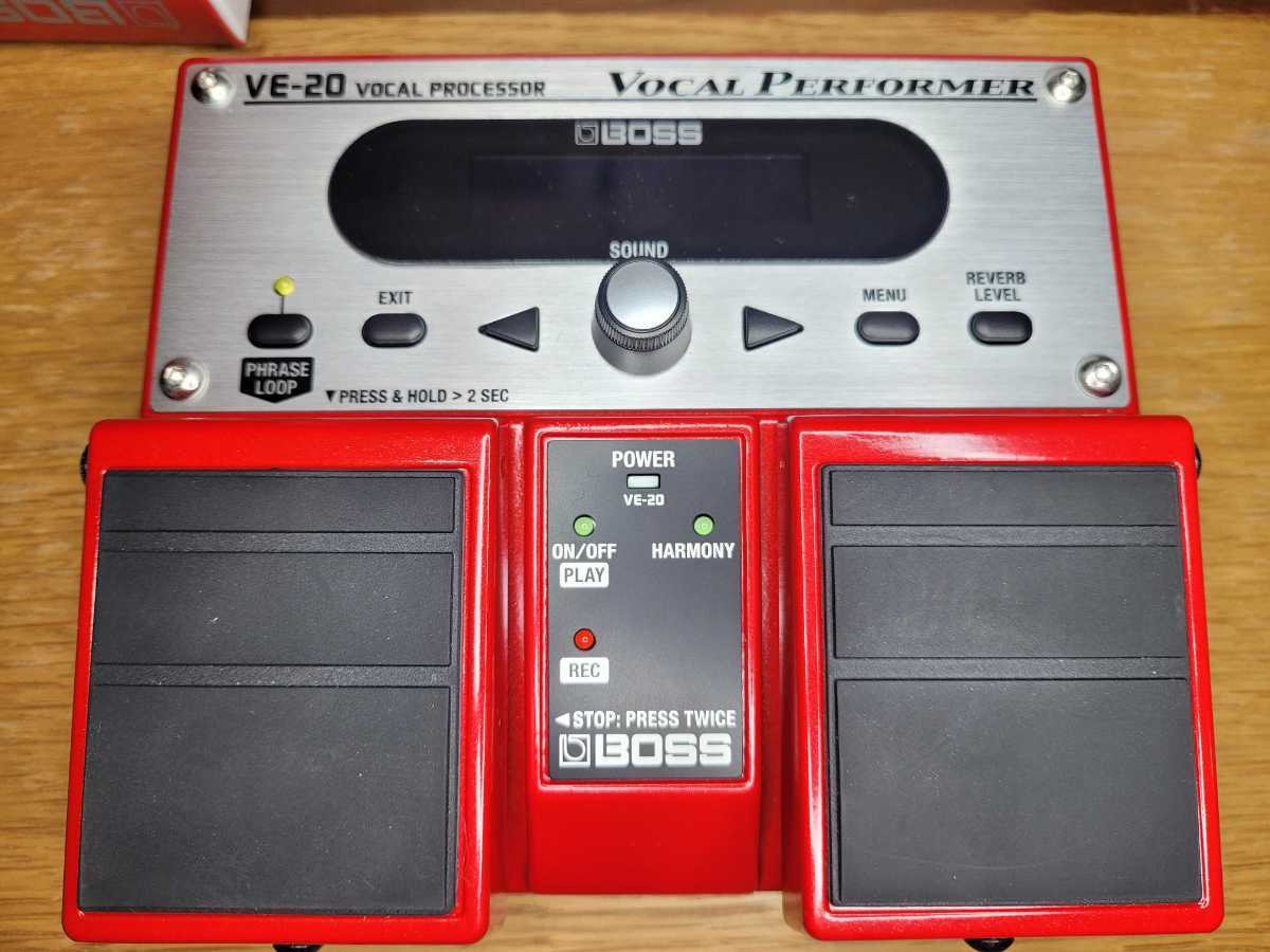 動作確認済 BOSS VE-20 BOSS VE-20 Vocal ボーカルプロセッサー 