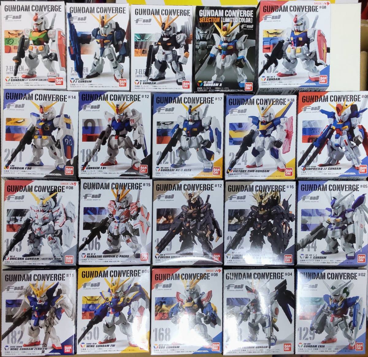 新品未開封 全21 FW GUNDAM CONVERGE ガンダムコンバージ 大量セット