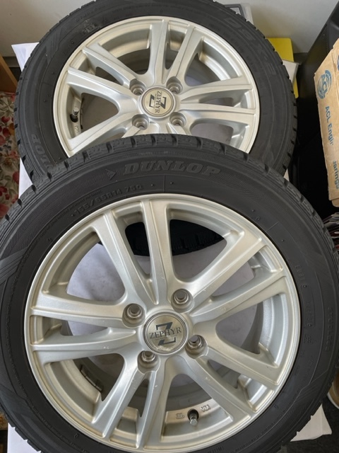 ホンダNボックスに装着155・65R14スタッドレスタイヤ4本セット 【公式