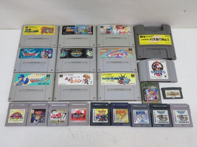 セール，新作登場 22本セット Nintendo/KONAMI/CAPCOM ゲームソフト スーパーファミコン/64/GAMEBOY/color/ADVANCE STREET FIGHTERⅡ 63731(スポーツ、その他)｜売買されたオークション情報、yahooの商品情報をアーカイブ公開 - オ タイトル
