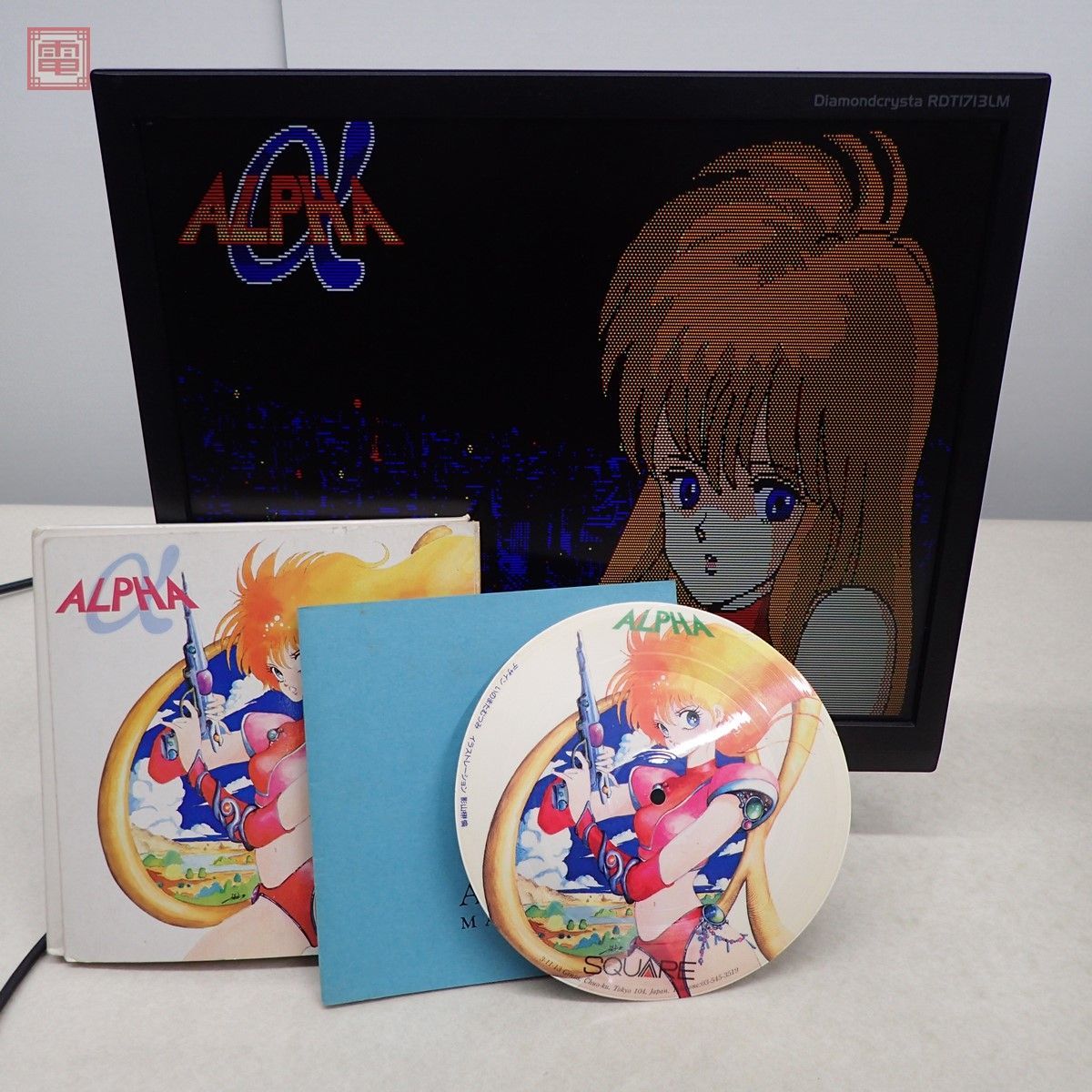 PC-8801SR 5インチFD アルファ ALPHA α スクウェア SQUARE ピクチャー