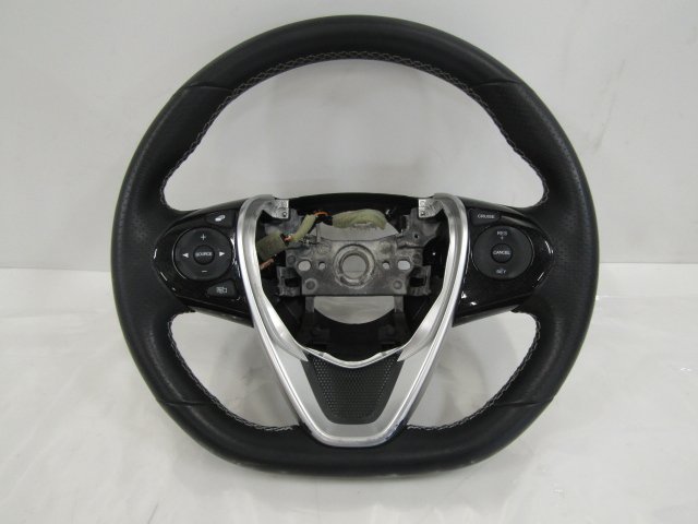 格安，お得 95D D3 ホンダ S660 JW5 オーディオ/クルーズコントロールスイッチ付 ステアリングホイール カーボン調 グレークロスステッチ(ステアリング、ハンドル本体)｜売買されたオークション情報、yahoo ホンダ用
