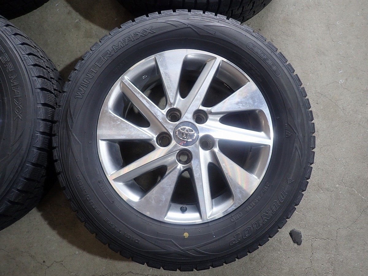 QR3763【送料無料215/65R16】アルファード ヴェルファイア等 中古スタッドレスセット★16×6.5J 114.3/5H ET33★ 2026年最新Yahoo!オークション アルファード スタッドレス 中古スタッドレスタイヤの通販 0 スタッドレスの通販