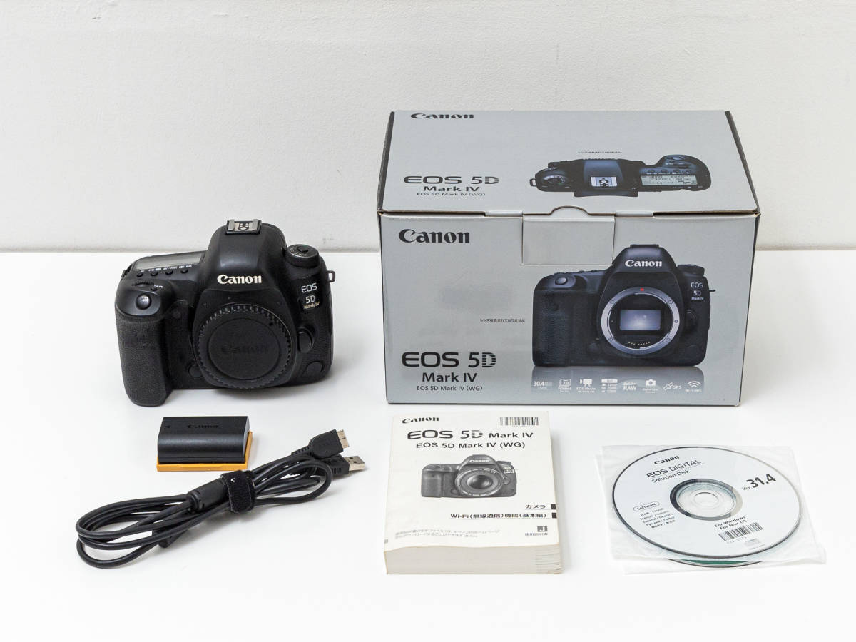 Canon EOS 5D Mark IV ボディ 箱、充電器あり