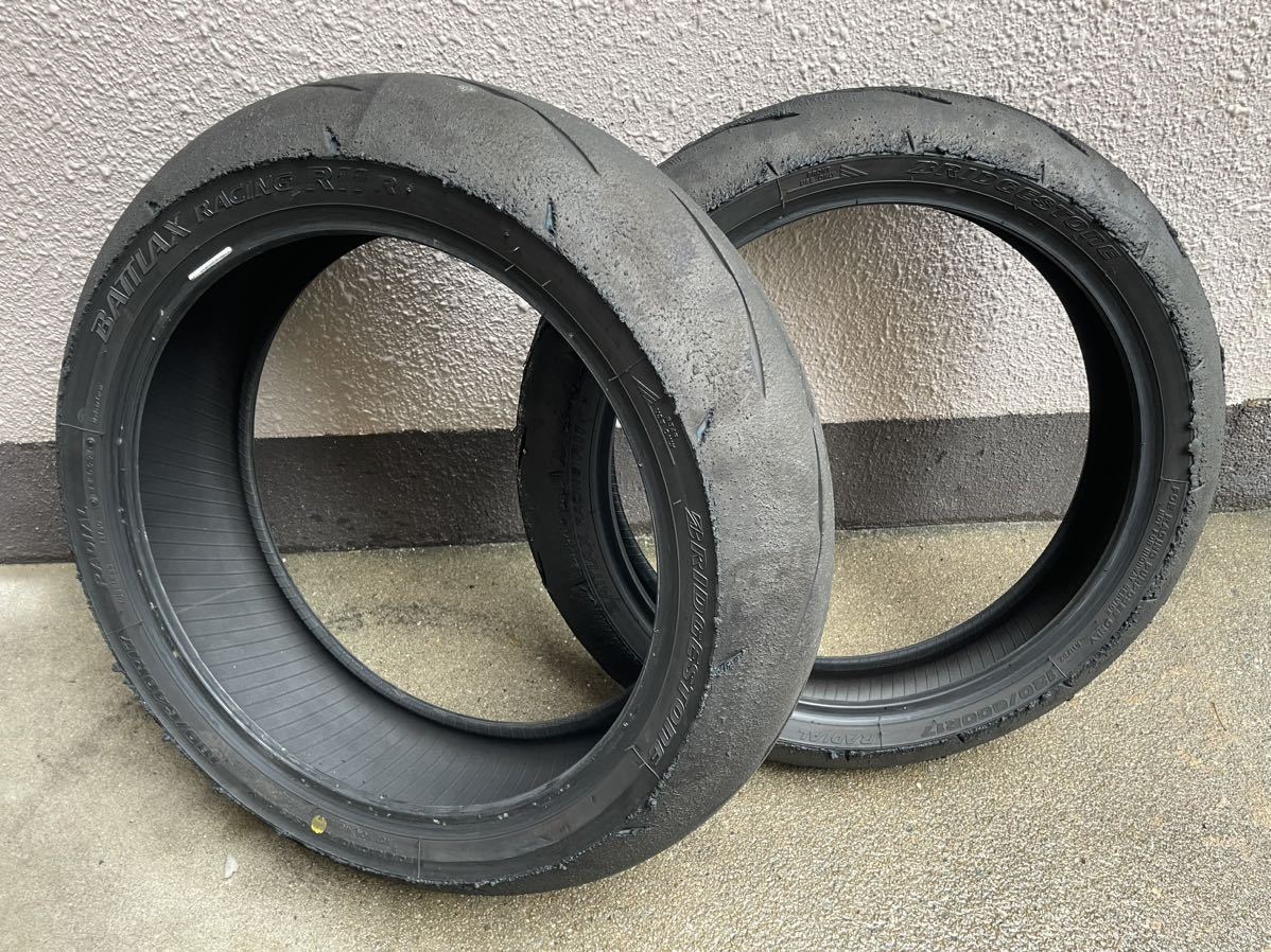 ブリジストン R11 前後 120/600R17 180/640R17 程度良好 B1 R11 180