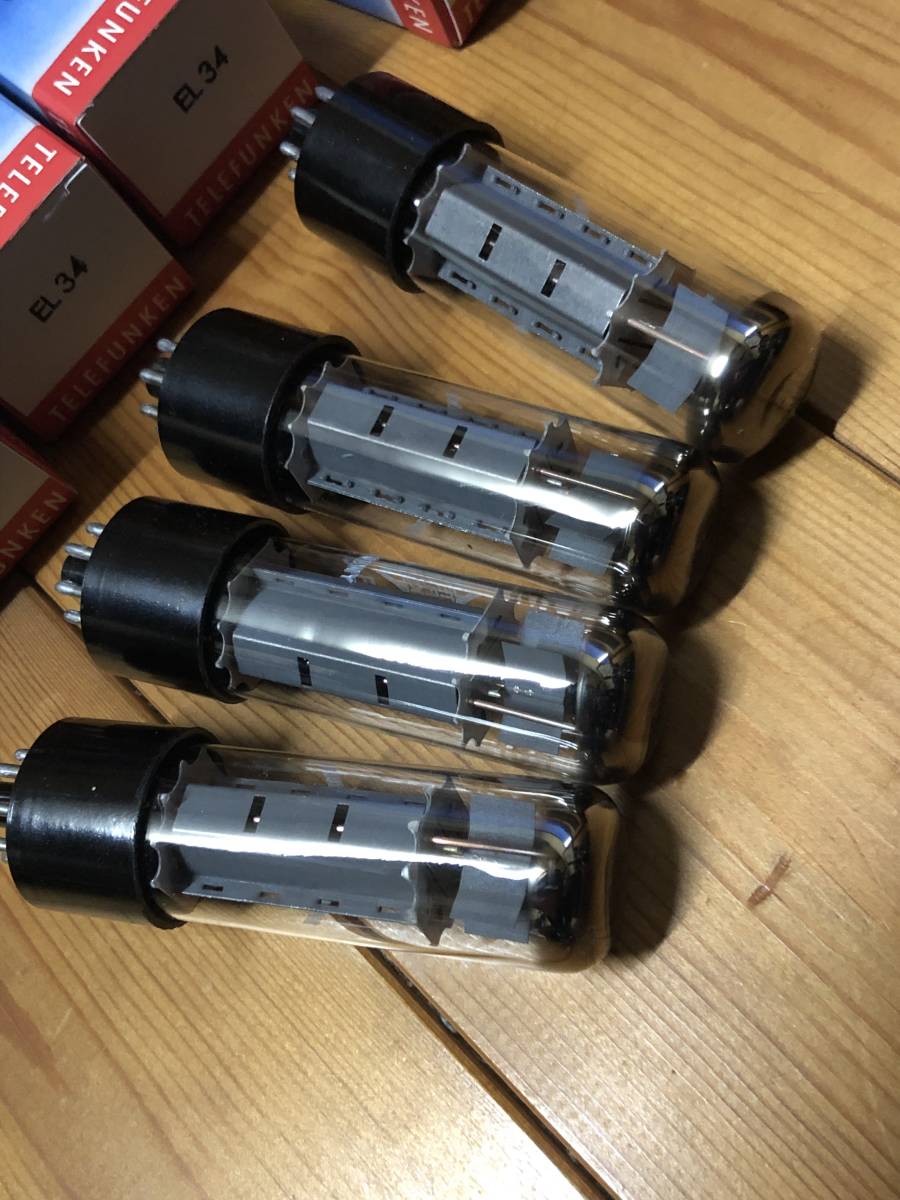 テレフンケン TELEFUNKEN EL34/6CA7 クアッド USED TELEFUNKEN Germany