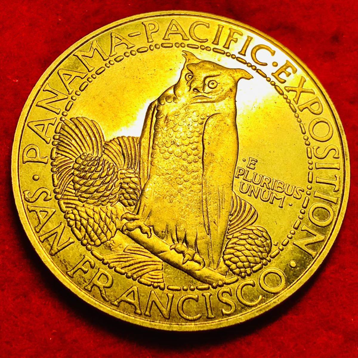 神聖コイン共和国 ⁄ アメリカ 50ドル金貨 パナマパシフィック 1915年