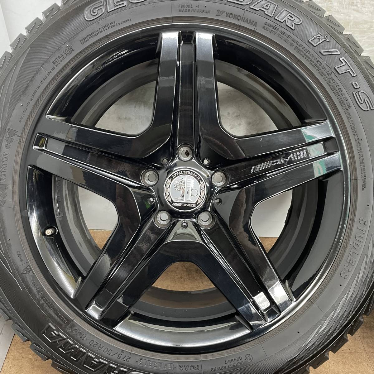 バリ溝！ベンツ AMG Gクラス W463 G65 純正 20インチ 9.5J +50 PCD130 