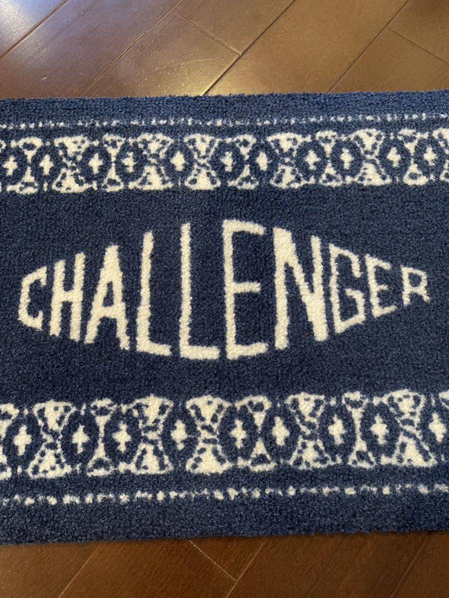 新品 新作 L CHALLENGER チャレンジャ WELCOME MAT ネイビー
